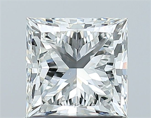 Picture of Natural Diamond 1.00 Carats, Princess with  Cut, G Color, VS2 Clarity and Certified by GIA
