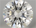 Diamante Natural 0.41 quilates, Redondo , Color H, claridad IF y certificado GIA