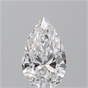 Natural Diamond 0.70 Carats, Pear with  Cut, E Color, SI1 Clarity and Certified by GIA