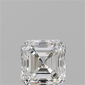 Picture of Natural Diamond 0.70 Carats, Asscher with  Cut, F Color, VVS1 Clarity and Certified by GIA