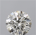 Natural Diamond 0.40 Carats, Round with Excellent Cut, H Color, IF Clarity and Certified by IGI