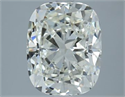 Natural Diamond 4.03 Carats, Cushion with  Cut, J Color, SI1 Clarity and Certified by GIA