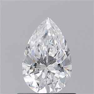 Picture of Natural Diamond 0.71 Carats, Pear with  Cut, D Color, VS2 Clarity and Certified by GIA