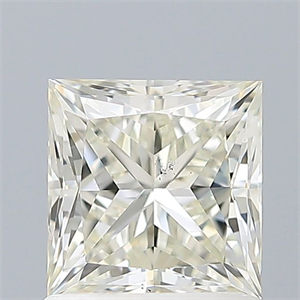 Picture of Natural Diamond 1.22 Carats, Princess with  Cut, J Color, VS2 Clarity and Certified by IGI
