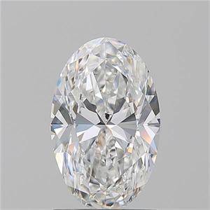 Picture of Natural Diamond 1.53 Carats, Oval with  Cut, E Color, SI2 Clarity and Certified by GIA
