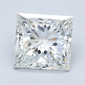 Foto Diamante Natural 4.01 quilates, Princesa , Color I, claridad VS1 y certificado GIA de