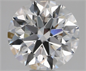 Lab Grown Diamond 1.52 Carats, Round with Ideal Cut, D Color, VS1 Clarity and Certified by IGI