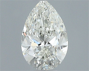Picture of Natural Diamond 0.33 Carats, Pear with  Cut, I Color, VS1 Clarity and Certified by GIA