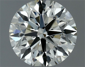 Picture of Natural Diamond 0.70 Carats, Round with Very Good Cut, L Color, VS1 Clarity and Certified by GIA