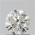 Natural Diamond 0.80 Carats, Round with Excellent Cut, K Color, VVS1 Clarity and Certified by GIA
