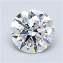 Natural Diamond 1.51 Carats, Round with Excellent Cut, F Color, VVS2 Clarity and Certified by GIA