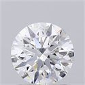 Lab Grown Diamond 1.51 Carats, Round with Ideal Cut, D Color, VVS2 Clarity and Certified by IGI