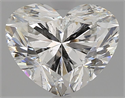 Diamante Natural 3.04 quilates, Corazón , Color G, claridad SI2 y certificado GIA