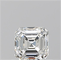Diamante Natural 0.70 quilates, Asscher , Color H, claridad VVS2 y certificado GIA