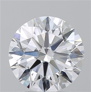 Picture of Natural Diamond 2.80 Carats, Round with Excellent Cut, D Color, SI1 Clarity and Certified by GIA