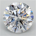 Lab Grown Diamond 1.04 Carats, Round with Ideal Cut, D Color, VS1 Clarity and Certified by IGI