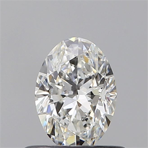 Foto Diamante Natural 0.50 quilates, Ovalado , Color G, claridad VVS2 y certificado GIA de