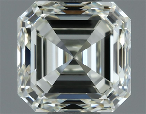 Picture of Natural Diamond 1.00 Carats, Asscher with  Cut, J Color, VVS2 Clarity and Certified by IGI