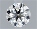 Natural Diamond 0.70 Carats, Round with Very Good Cut, G Color, IF Clarity and Certified by GIA