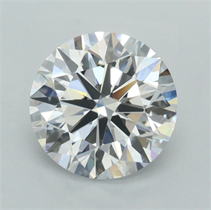 Picture of Lab Grown Diamond 2.03 Carats, Round with Ideal Cut, D Color, VVS1 Clarity and Certified by IGI