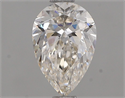 Natural Diamond 1.00 Carats, Pear with  Cut, K Color, VS1 Clarity and Certified by GIA