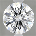 Lab Grown Diamond 2.84 Carats, Round with Ideal Cut, D Color, VS1 Clarity and Certified by IGI