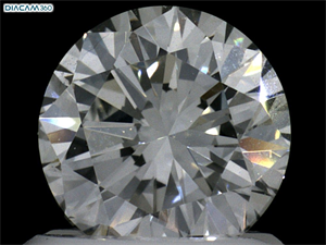 Picture of Natural Diamond 1.01 Carats, Round with Very Good Cut, H Color, VS1 Clarity and Certified by GIA