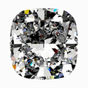 Natural Diamond 0.56 Carats, Cushion with  Cut, I Color, SI1 Clarity and Certified by GIA