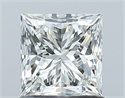 Diamante Natural 1.01 quilates, Princesa , Color H, claridad VS2 y certificado GIA