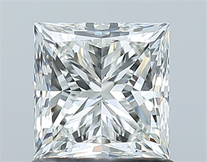 Foto Diamante Natural 1.01 quilates, Princesa , Color H, claridad VS2 y certificado GIA de