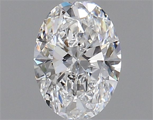 Picture of Natural Diamond 0.50 Carats, Oval with  Cut, E Color, VVS2 Clarity and Certified by GIA