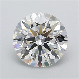 Picture of Lab Grown Diamond 3.08 Carats, Round with Ideal Cut, D Color, VVS1 Clarity and Certified by IGI