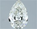 Natural Diamond 1.00 Carats, Pear with  Cut, I Color, VS1 Clarity and Certified by IGI