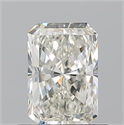 Natural Diamond 0.70 Carats, Radiant with  Cut, K Color, VS1 Clarity and Certified by GIA