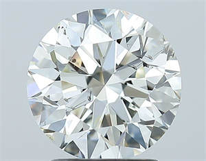 Foto Diamante Natural 2.06 quilates, Redondo , Color J, claridad SI2 y certificado GIA de