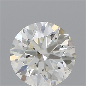 Picture of Natural Diamond 0.62 Carats, Round with Excellent Cut, H Color, VS2 Clarity and Certified by IGI