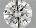 Lab Grown Diamond 1.81 Carats, Round with Ideal Cut, H Color, VS1 Clarity and Certified by IGI