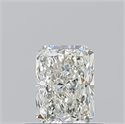 Natural Diamond 0.51 Carats, Radiant with  Cut, J Color, VS2 Clarity and Certified by GIA