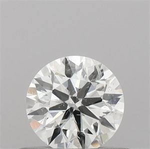 Picture of Natural Diamond 0.40 Carats, Round with Excellent Cut, E Color, SI2 Clarity and Certified by IGI