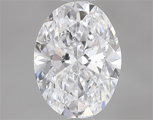 Foto Diamante Natural 0.72 quilates, Ovalado , Color D, claridad SI2 y certificado GIA de
