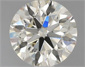 Natural Diamond 0.80 Carats, Round with Excellent Cut, L Color, SI1 Clarity and Certified by GIA