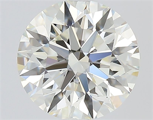 Picture of Natural Diamond 0.70 Carats, Round with Excellent Cut, I Color, VVS1 Clarity and Certified by GIA