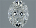 Natural Diamond 2.02 Carats, Oval with  Cut, G Color, SI2 Clarity and Certified by IGI