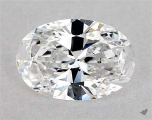 Picture of Natural Diamond 0.58 Carats, Oval with  Cut, E Color, VVS1 Clarity and Certified by GIA