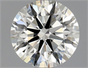 Natural Diamond 0.91 Carats, Round with Excellent Cut, I Color, VVS2 Clarity and Certified by GIA