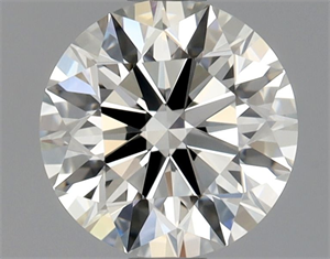 Picture of Natural Diamond 0.91 Carats, Round with Excellent Cut, I Color, VVS2 Clarity and Certified by GIA