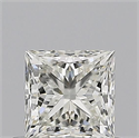 Natural Diamond 0.71 Carats, Princess with  Cut, I Color, VS1 Clarity and Certified by GIA