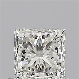 Picture of Natural Diamond 0.71 Carats, Princess with  Cut, I Color, VS1 Clarity and Certified by GIA