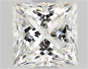Natural Diamond 0.75 Carats, Princess with  Cut, I Color, VVS2 Clarity and Certified by GIA