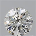 Diamante Natural 0.57 quilates, Redondo , Color J, claridad VVS2 y certificado GIA